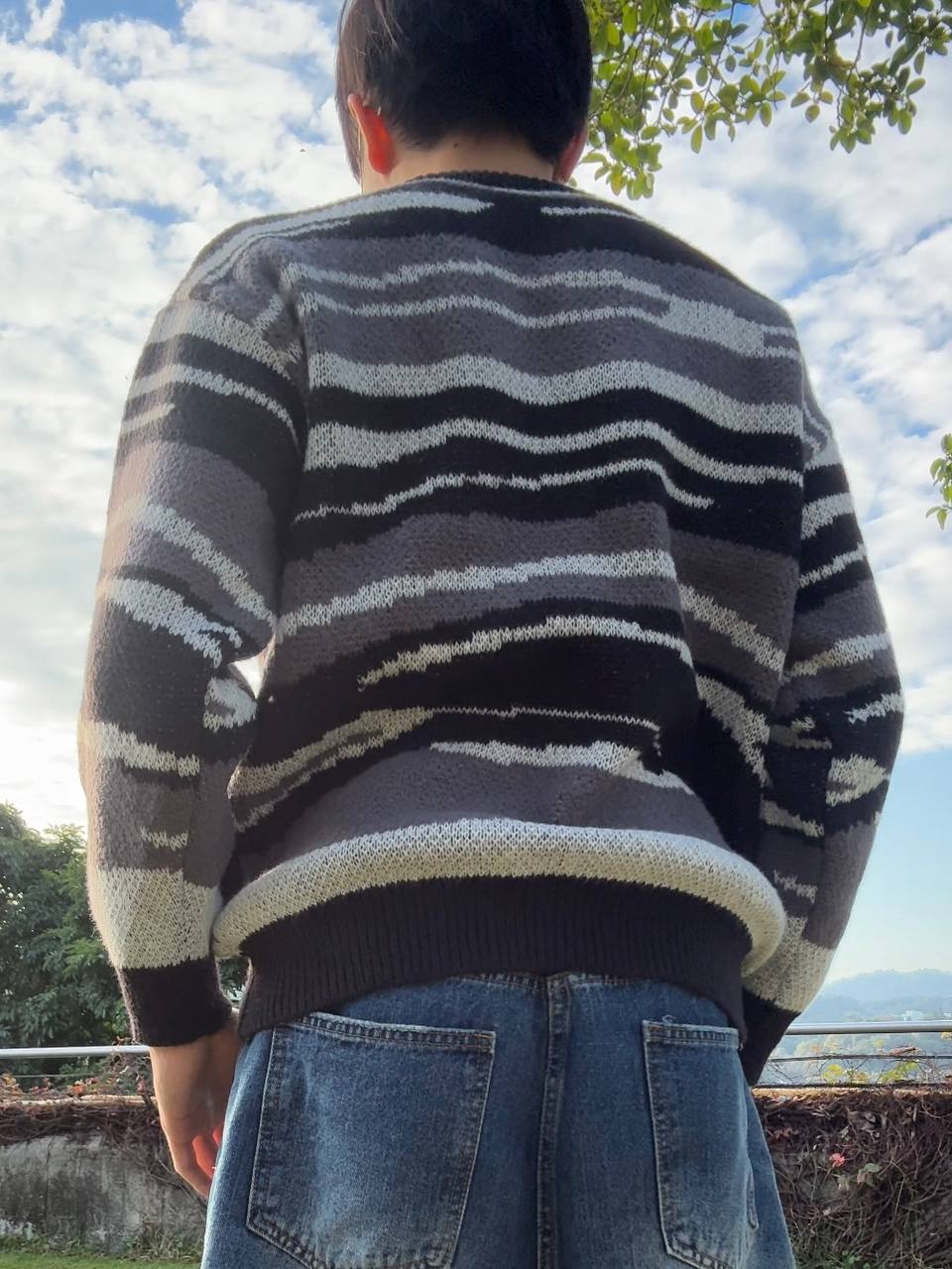 Stripped Knit Sweater