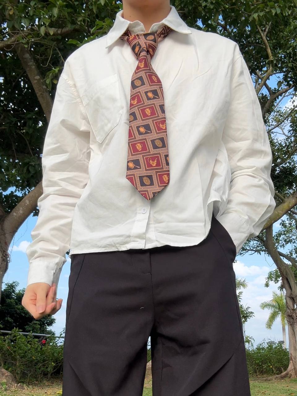 Aladdin's Vintage Printed Tie