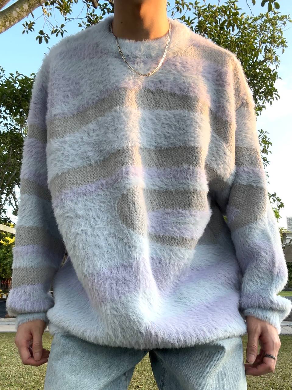 Lavender Dream Fuzzy Knit